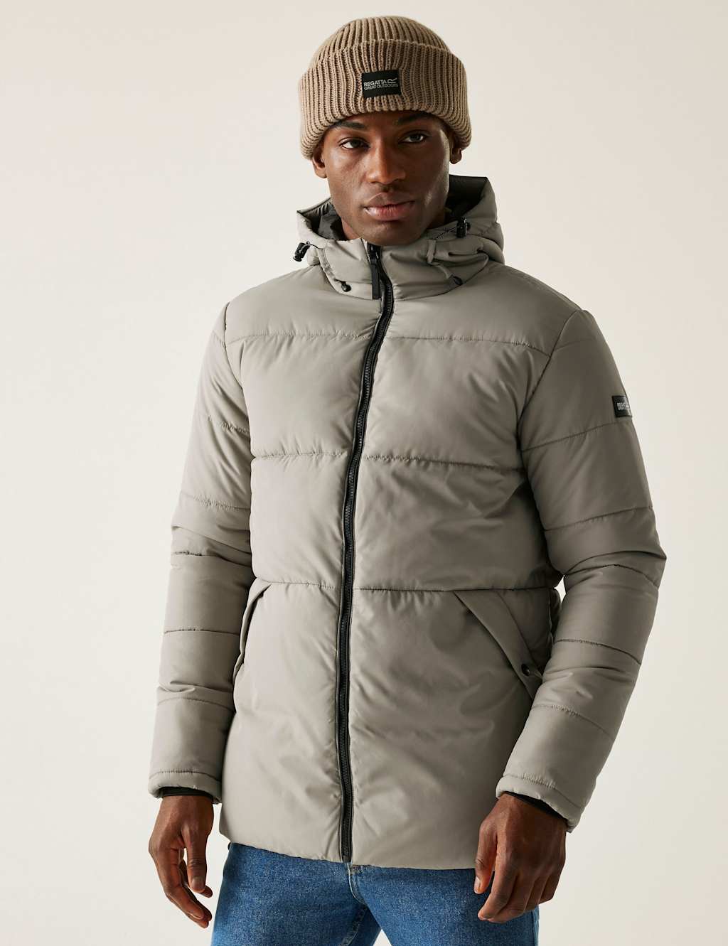 Regatta Marshgrave Water Repellent Puffer Jacket Beige