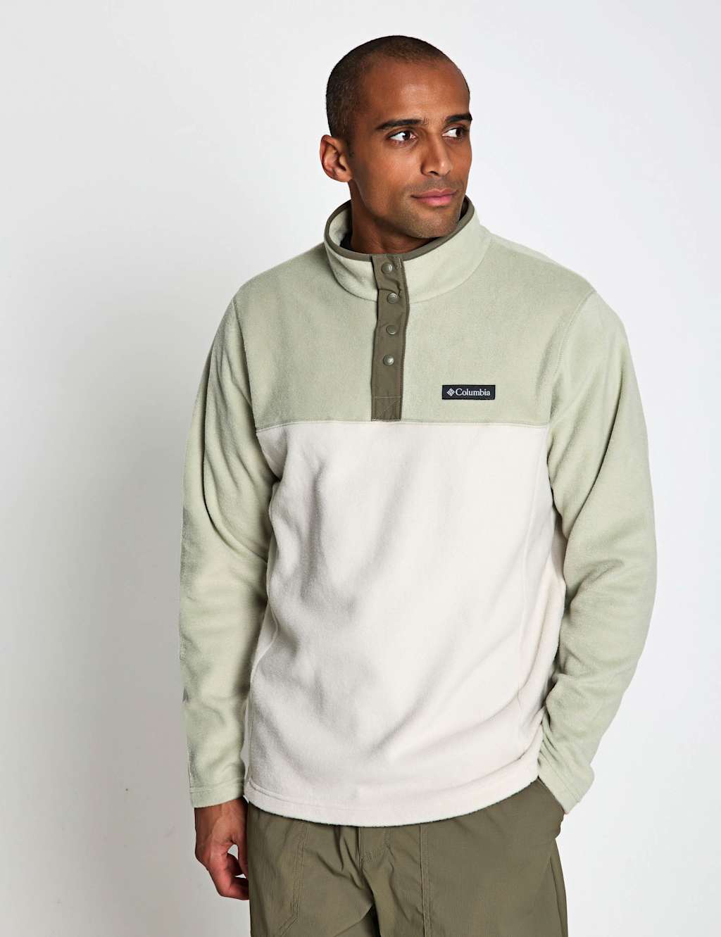 Columbia Men's Steens Mountain Half Snap II Sewatshirt - 2XL - Stone