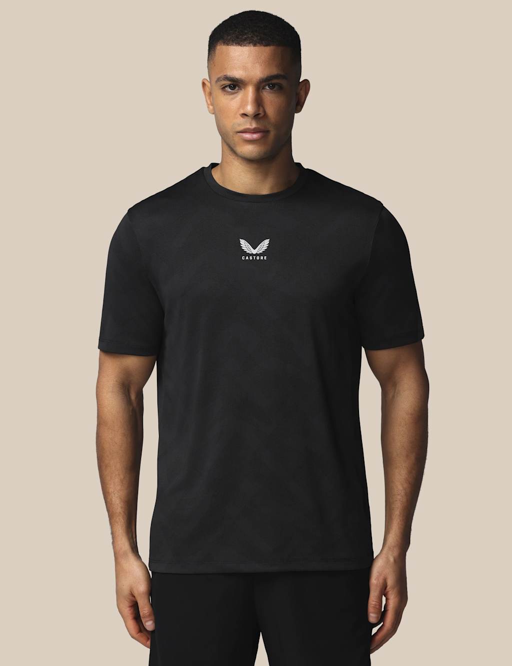 Castore Men's Engineered Short Sleeve Sports T-Shirt - 2XL - Black - Available at M&S