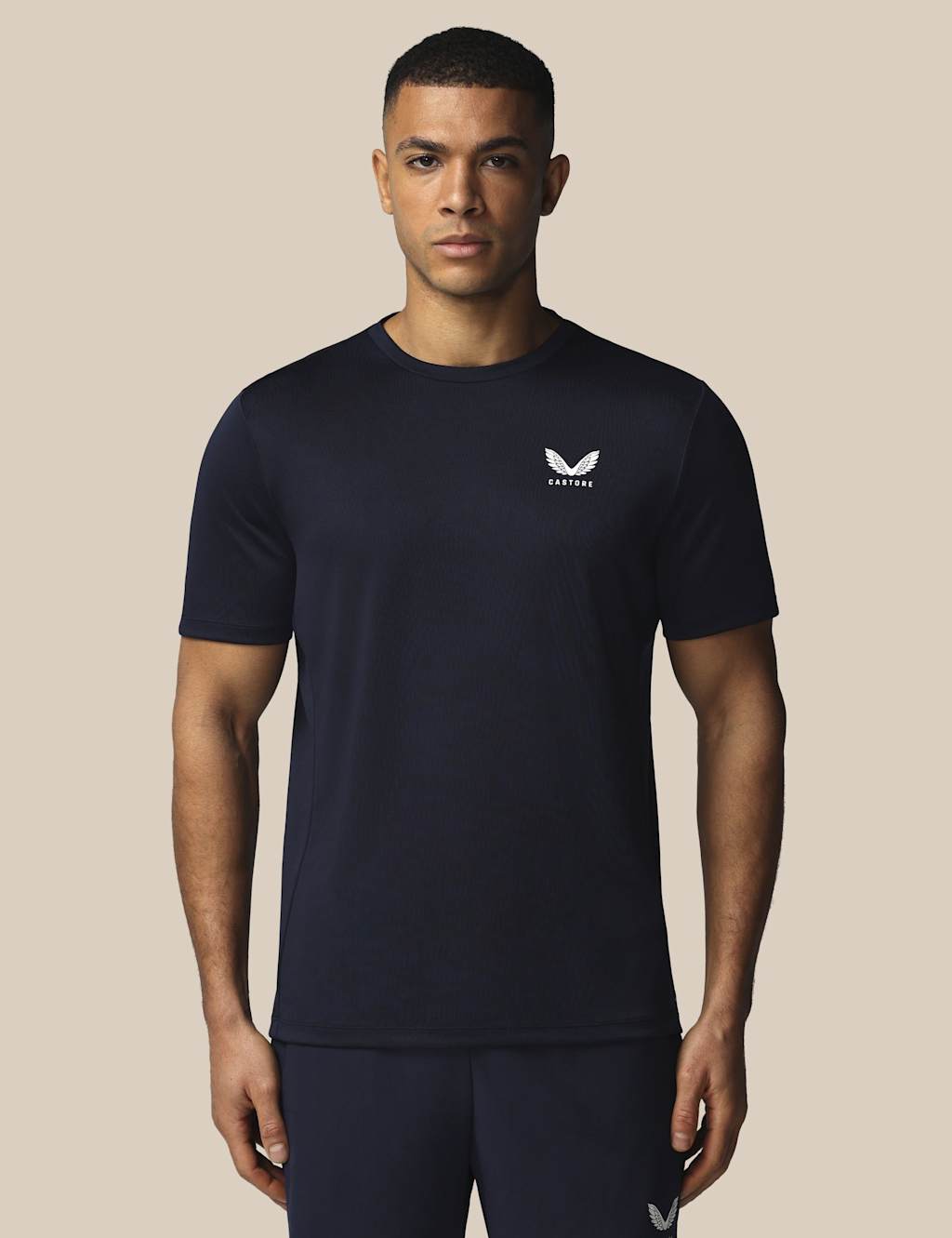 Castore Men's Crew Neck Sports T-Shirt - L - Black - Available at M&S