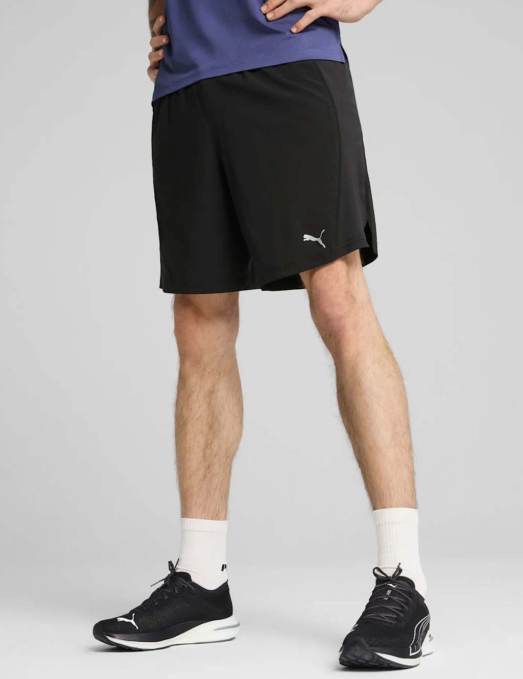 Puma Run Velocity 7 Elasticated Waist Shorts Black