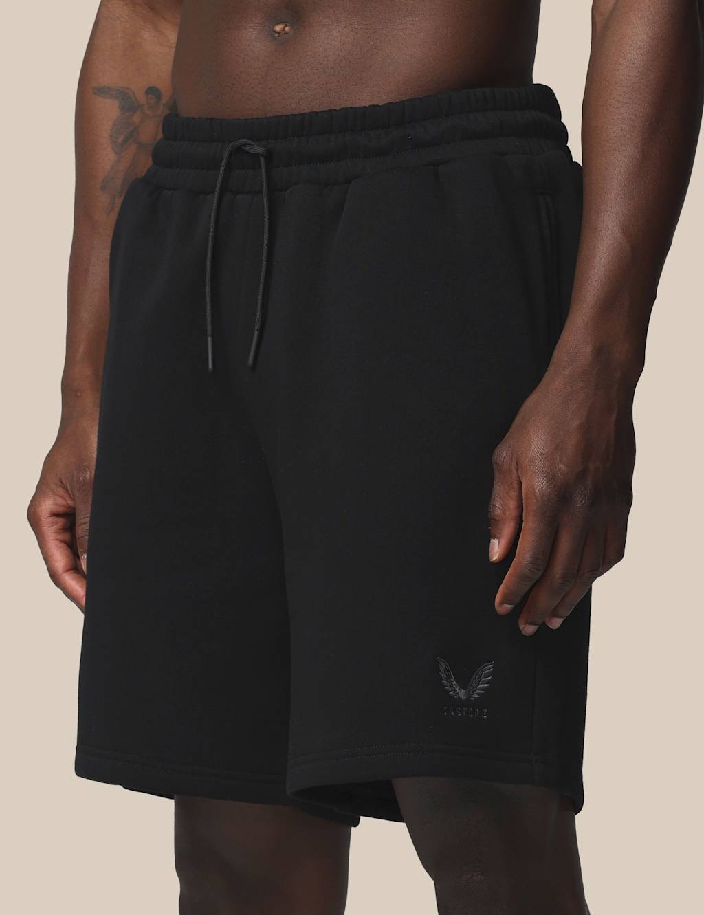 Castore Men's Cotton Rich Fleece Shorts - 2XL - Black - Available at M&S