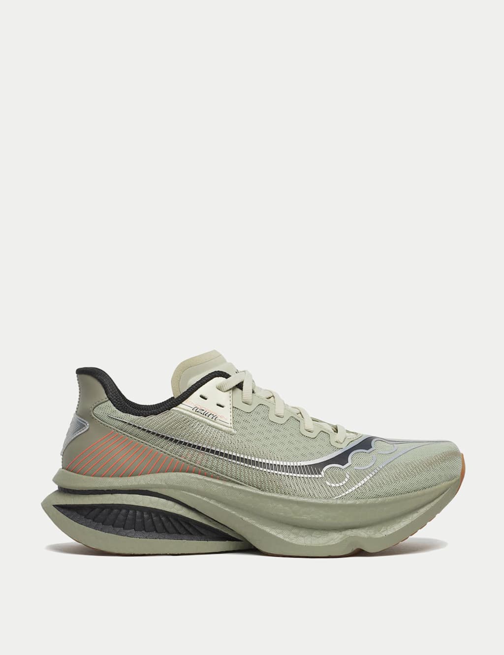 Saucony Men's Endorphin Azura Running Trainers - 9 - Grey Mix