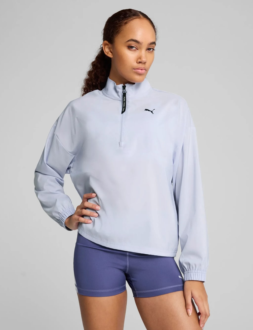 Puma Women's Strong Woven Sports Jacket - M - Lilac, Lilac