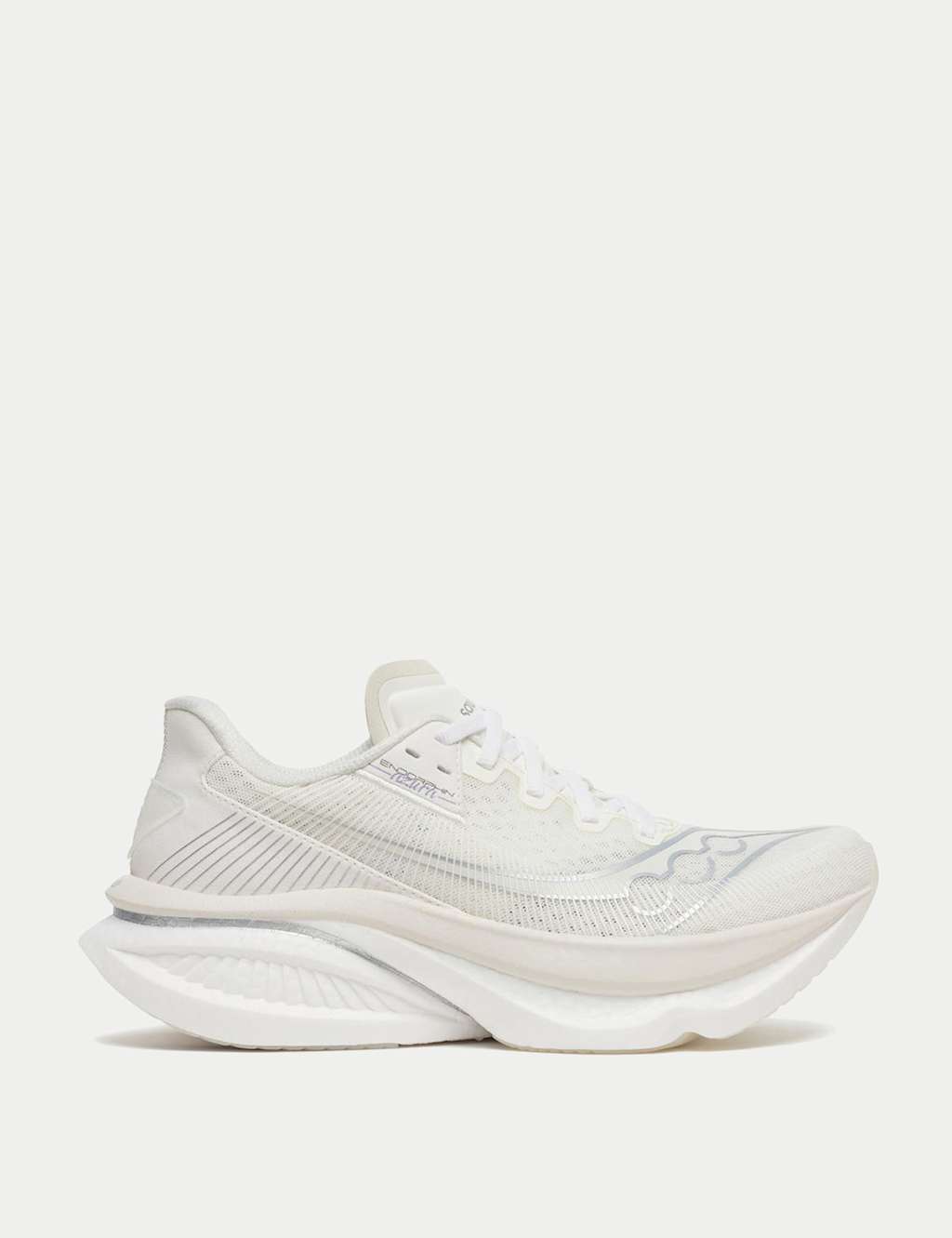 Saucony Women's Endorphin Azura Running Trainers - 6 - Ivory