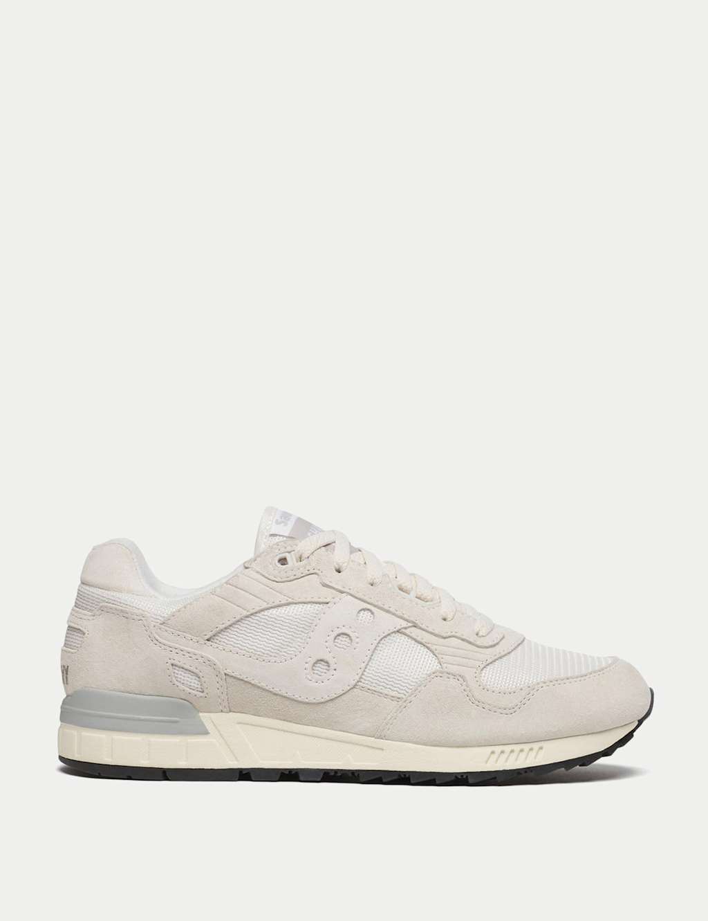 Saucony Women's Shadow 5000 Trainers - 8 - Cream Mix