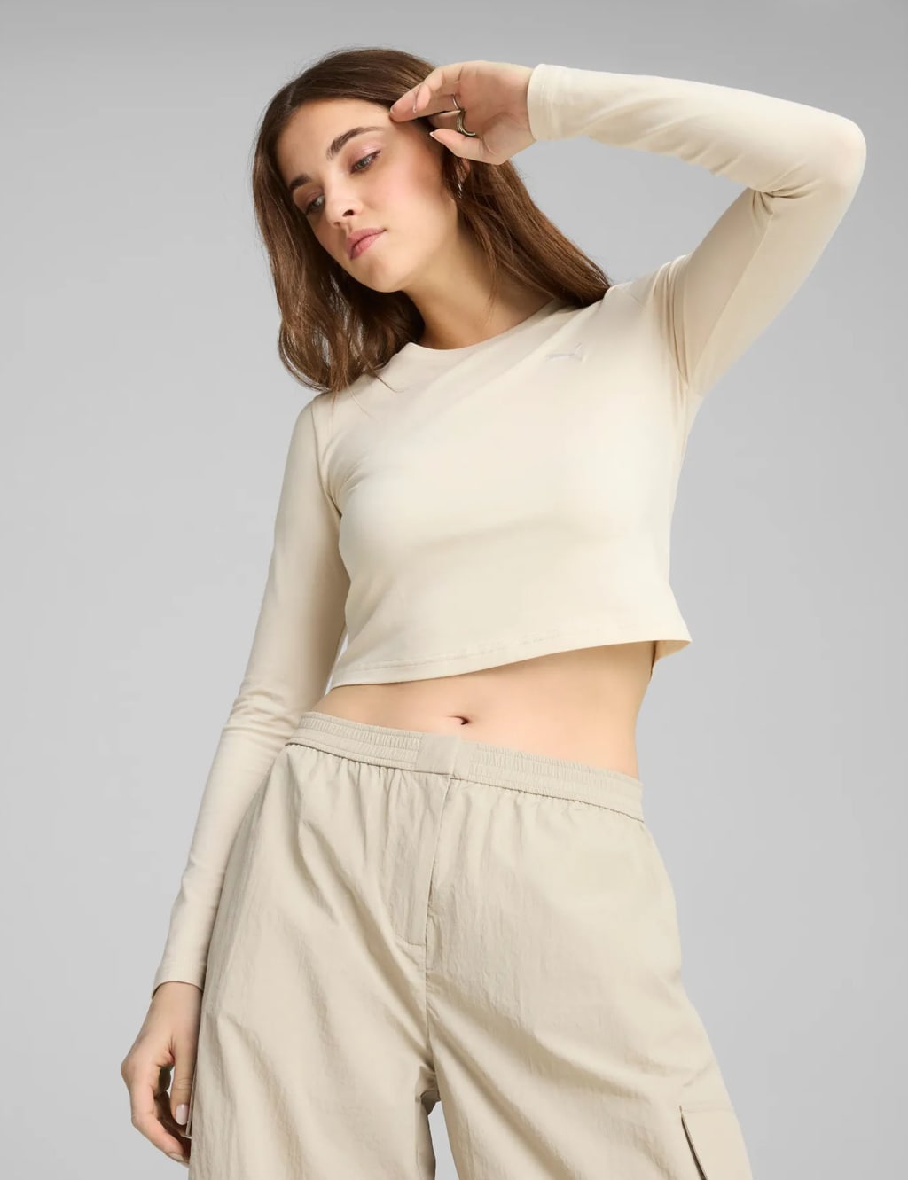 Wardrobe Ess Cotton Rich Crop Top