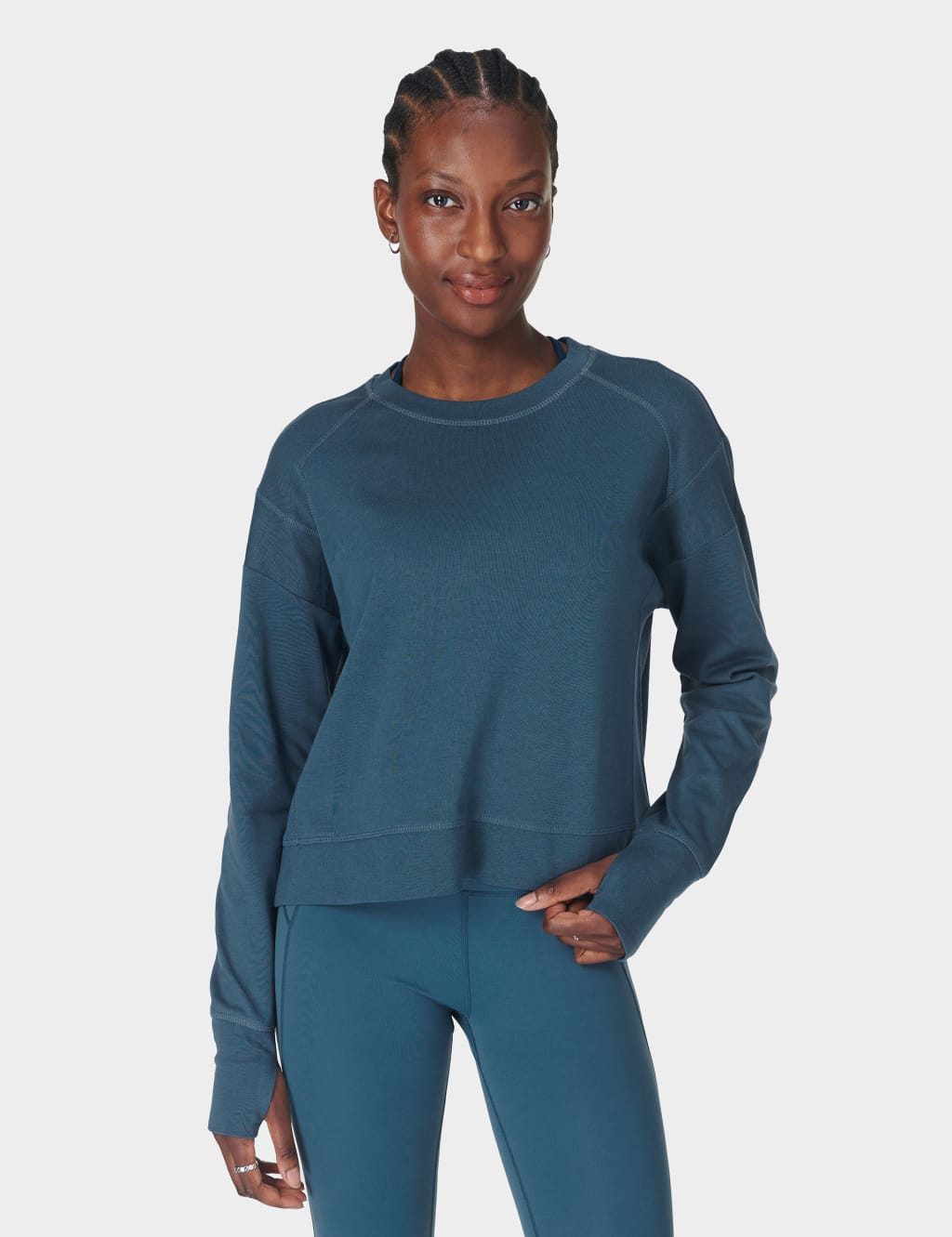 After Class Cotton Blend Relaxed Sweatshirt