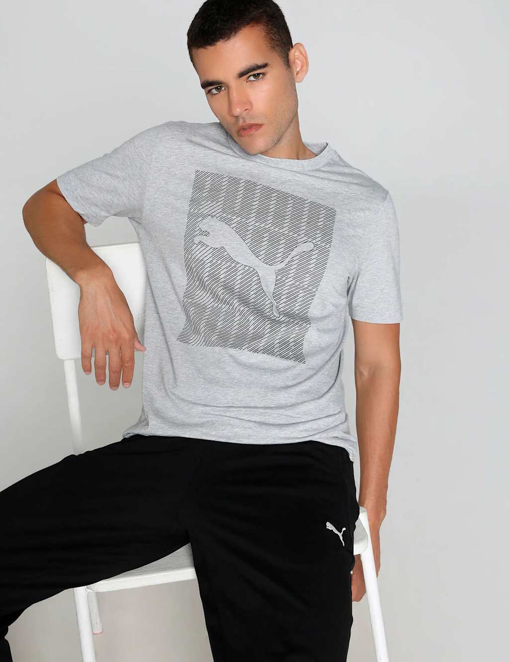 Graphics Pure Cotton Crew Neck T-Shirt