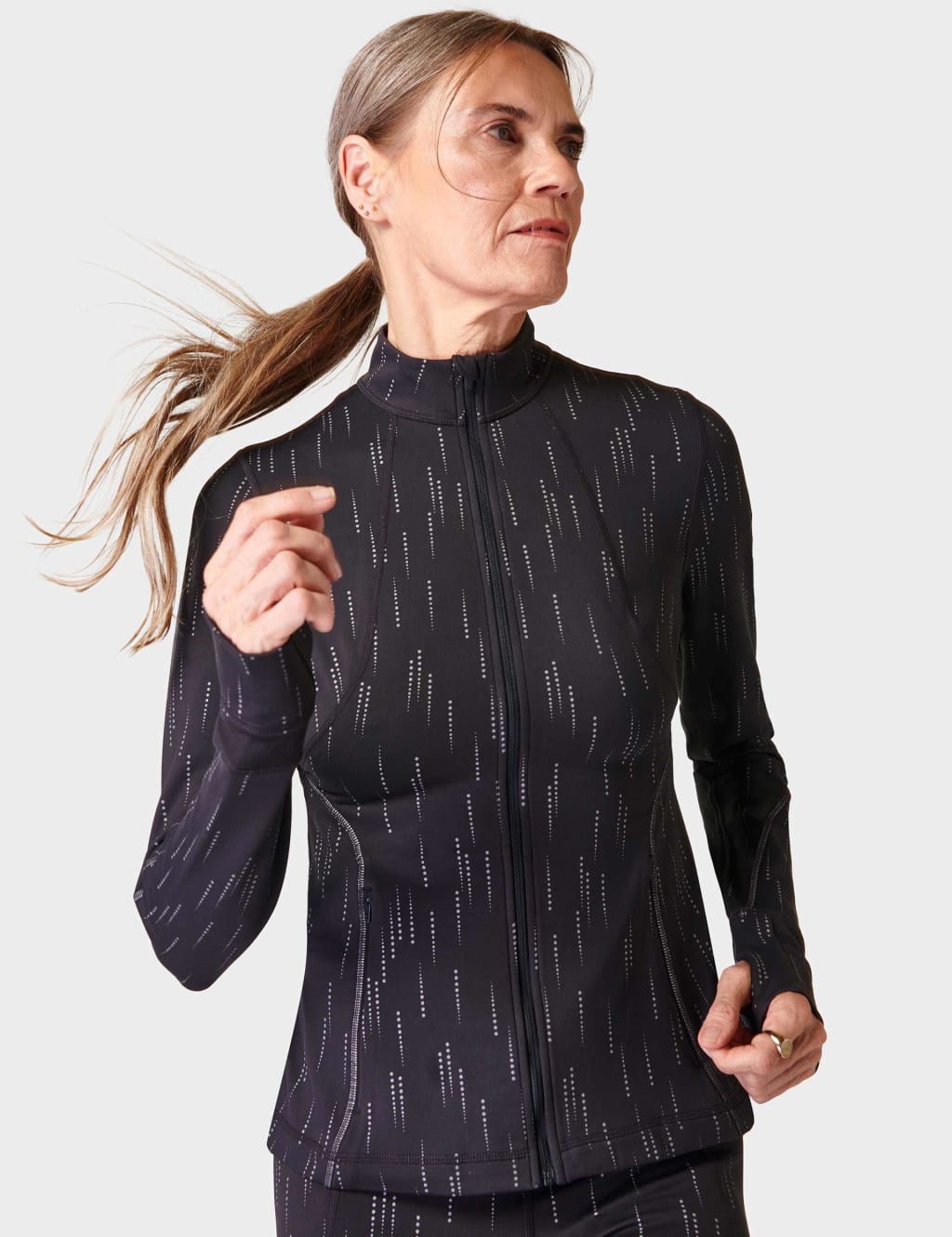 Therma Boost Funnel Neck Zip Up Sweatshirt