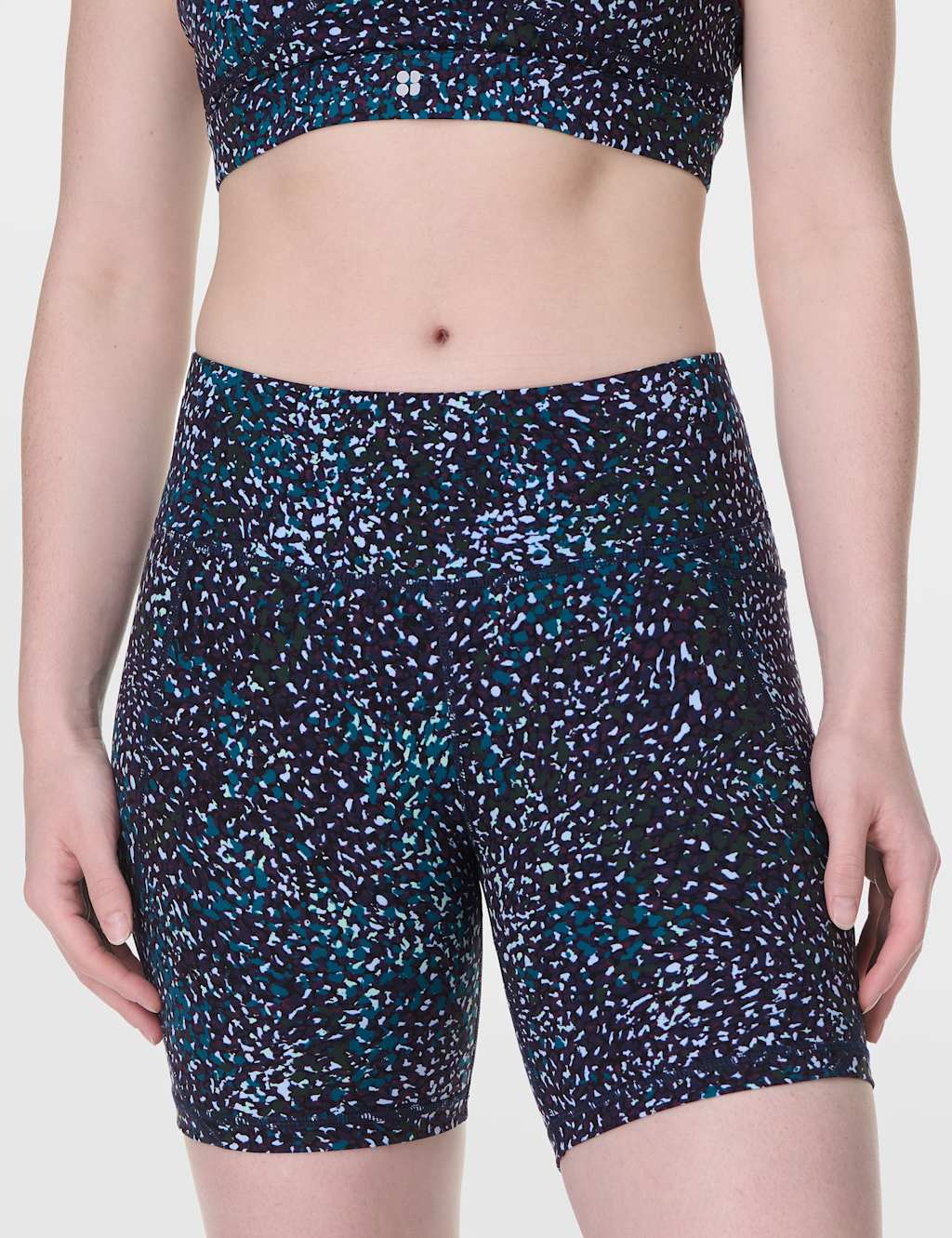 Power 6 Biker Gym Shorts