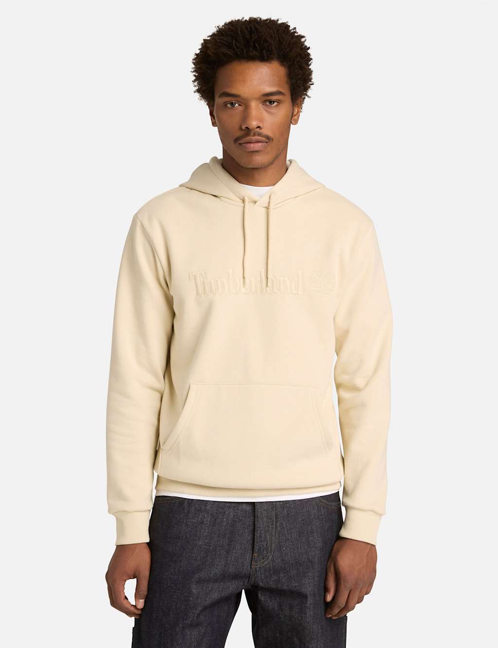 Timberland Men's Cotton Rich Hoodie - 2XL - Cream