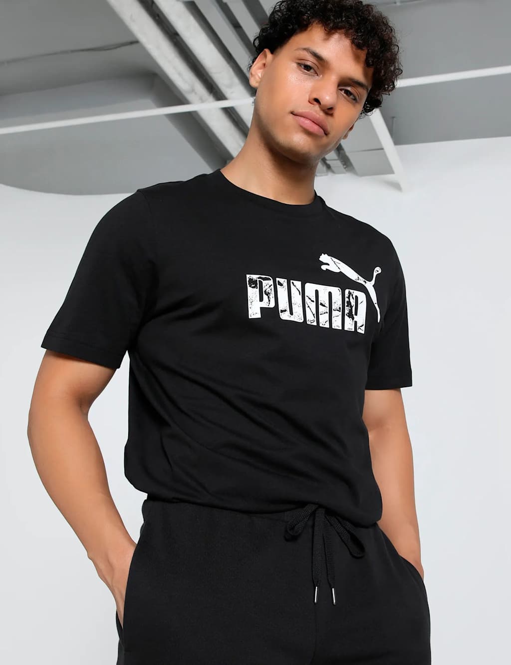 Graphic Logo Pure Cotton Crew Neck T-Shirt