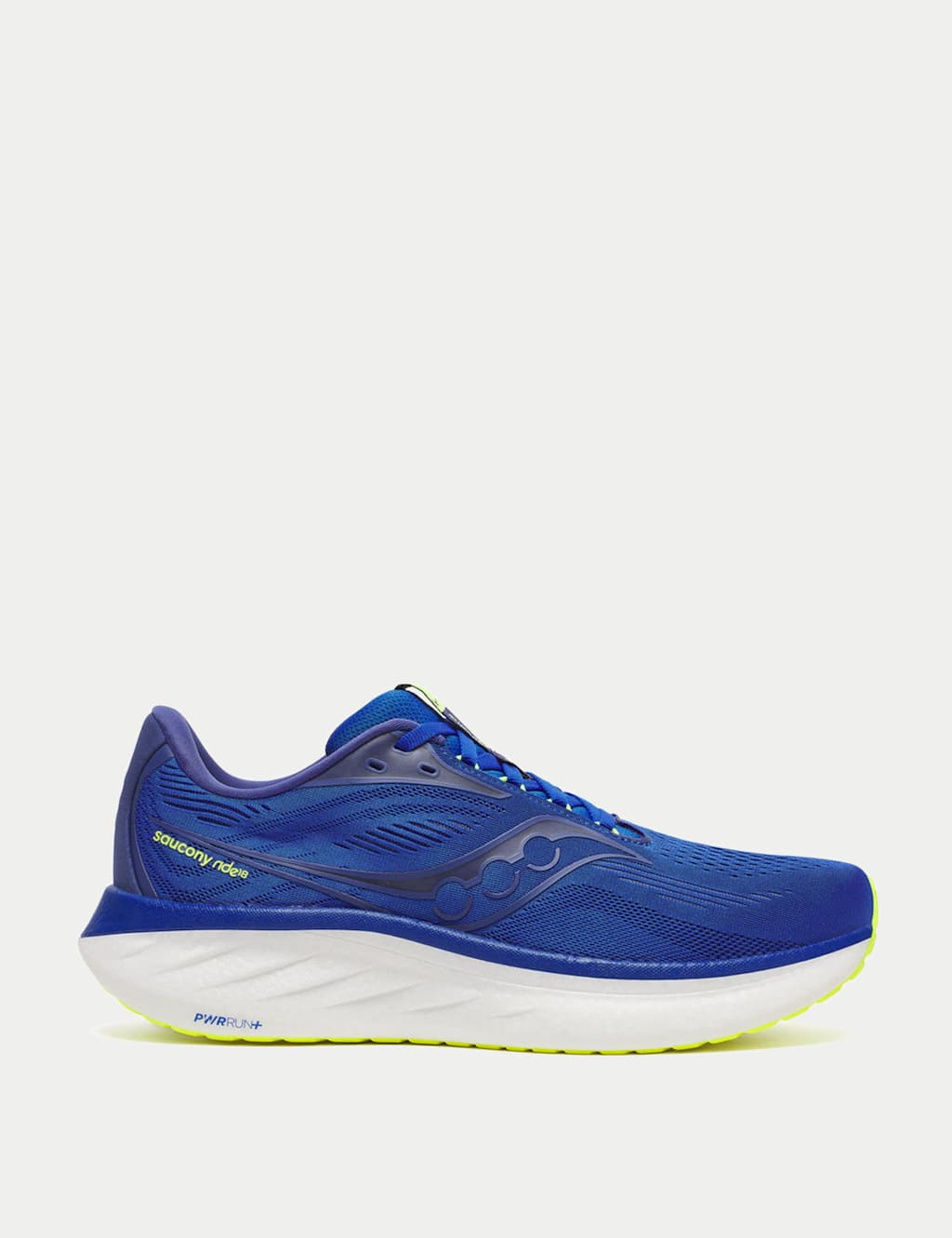 Saucony Ride 18 Trainers Navy Mix