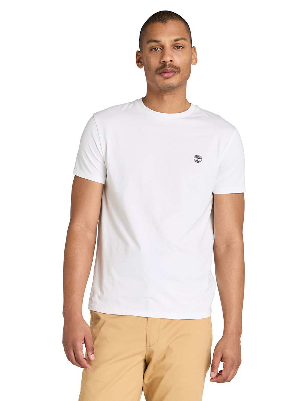 Timberland Men's 3 Pack Slim Fit Pure Cotton T-Shirts - 2XL - White