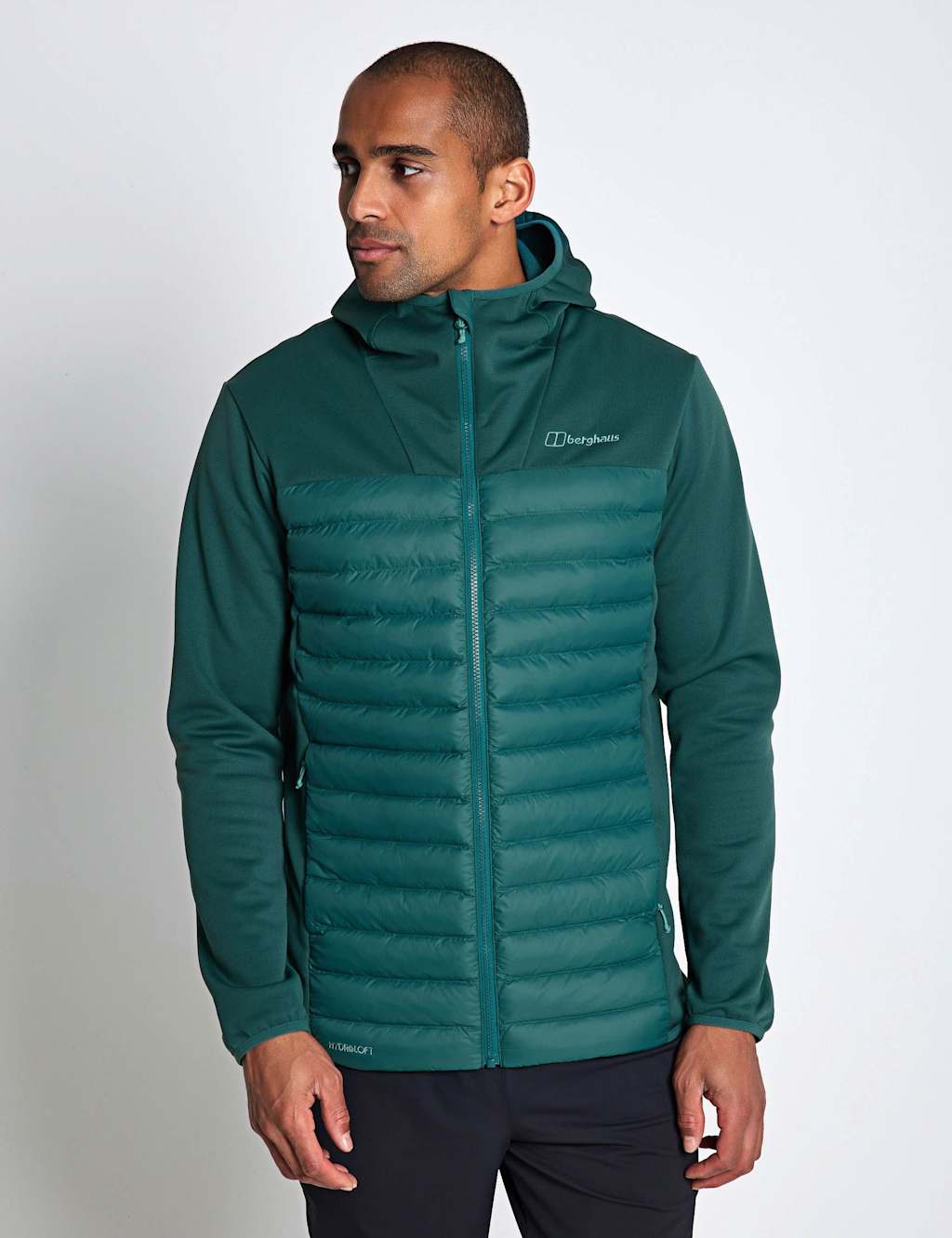 Berghaus Men's Vaskye Hooded Quilted Jacket - M - Teal Green