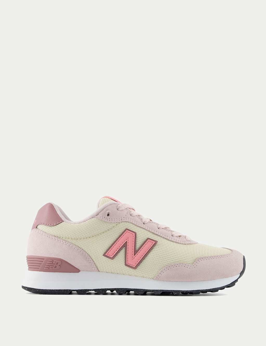 New Balance Women's 515 Suede Trainers - 4 - Light Pink Mix