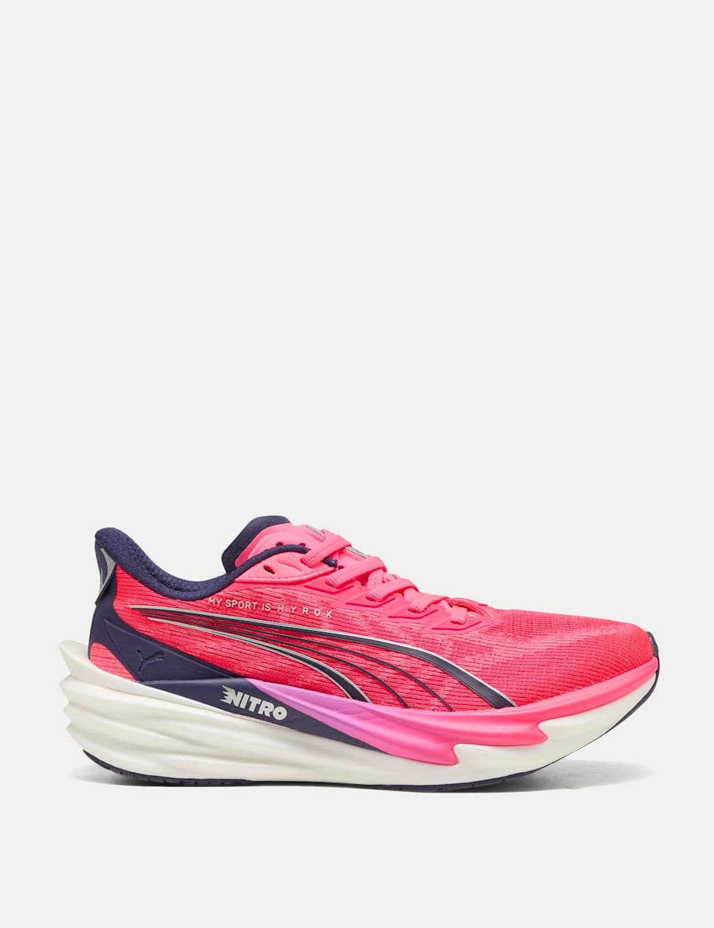 Puma Women's Deviate Nitro 4 X Hyrox Trainers - Bright Pink