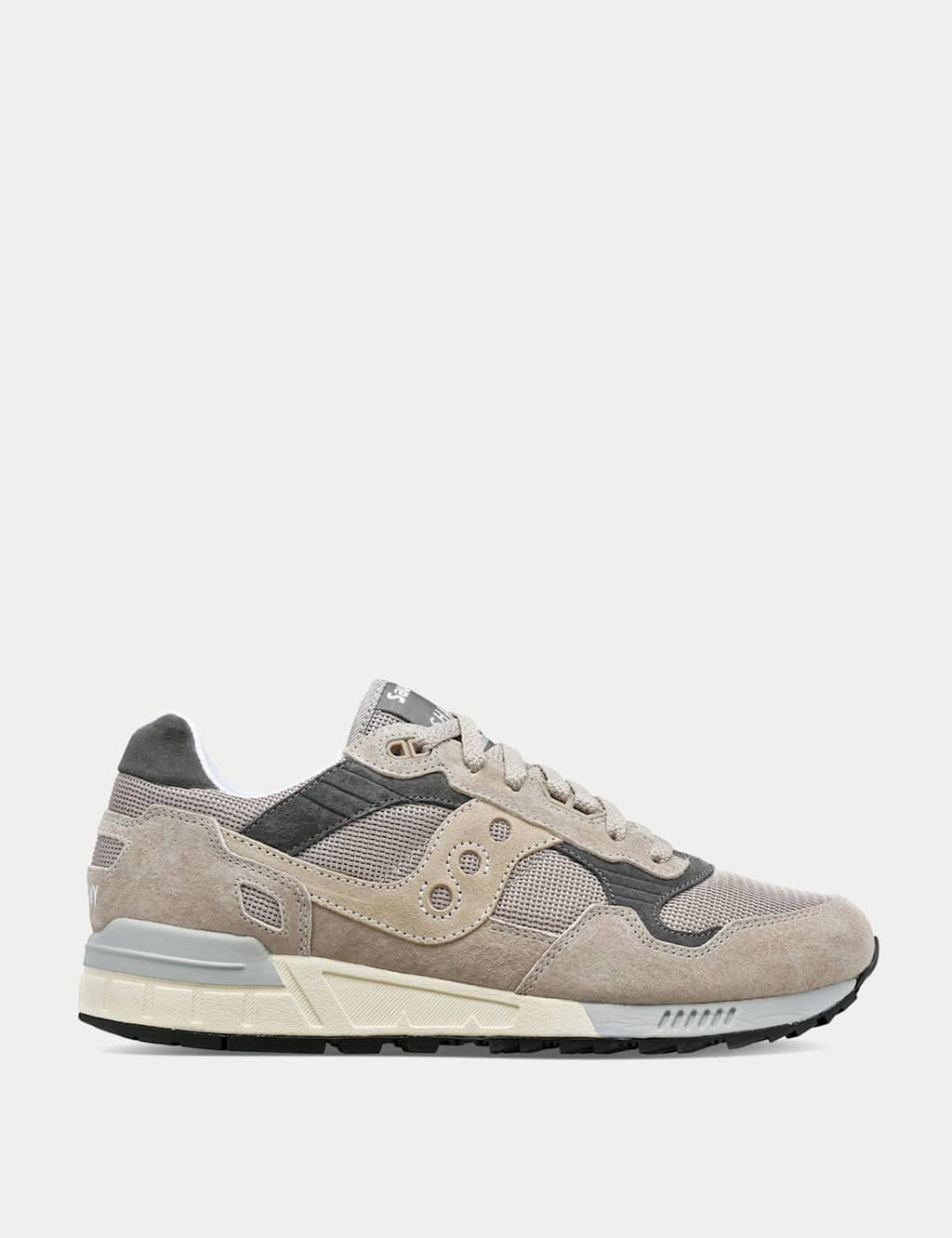 Saucony Men's Shadow 5000 Trainers - 9 - Grey Mix