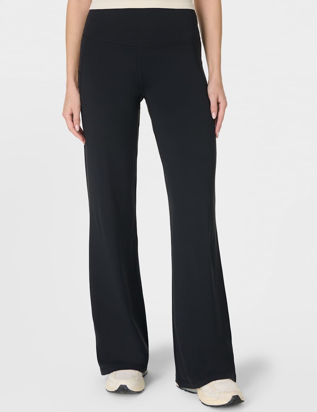 Sweaty Betty Women's All Day High Waisted Wide Leg Trousers - Small - Black