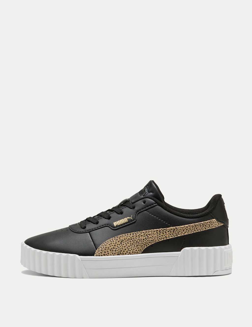 Puma Women's Carina 3.0 Topcat Trainers - 5 - Black Mix