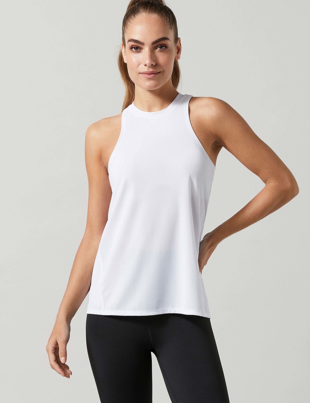 Kendell Crew Neck Tie Back Vest Top