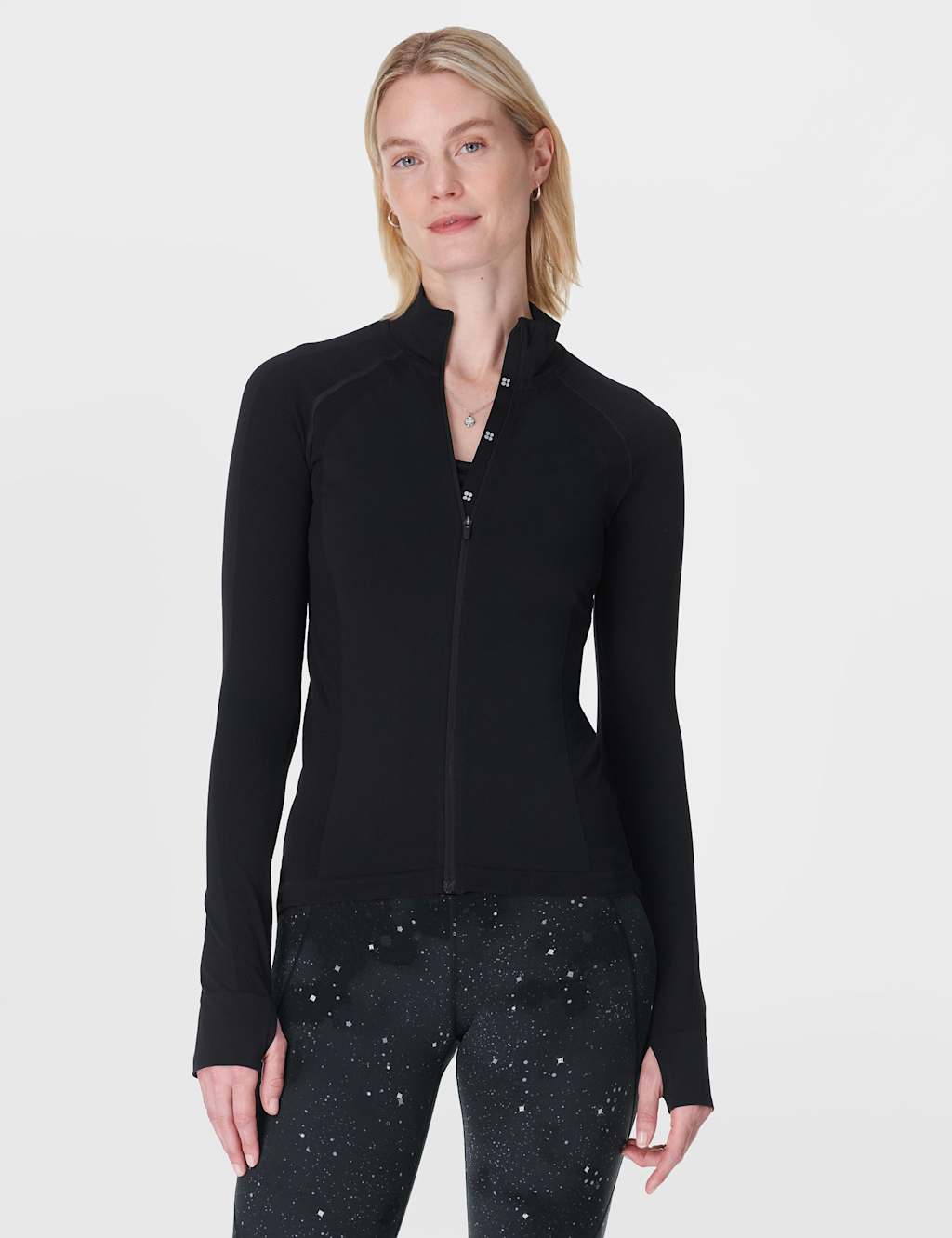 Athlete Seamless Zip Up Sports Jacket