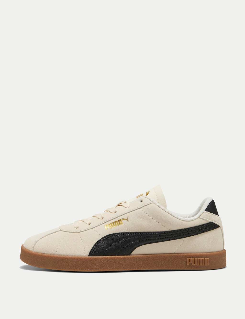 Puma Men's Club II Suede Trainers - 8 - White