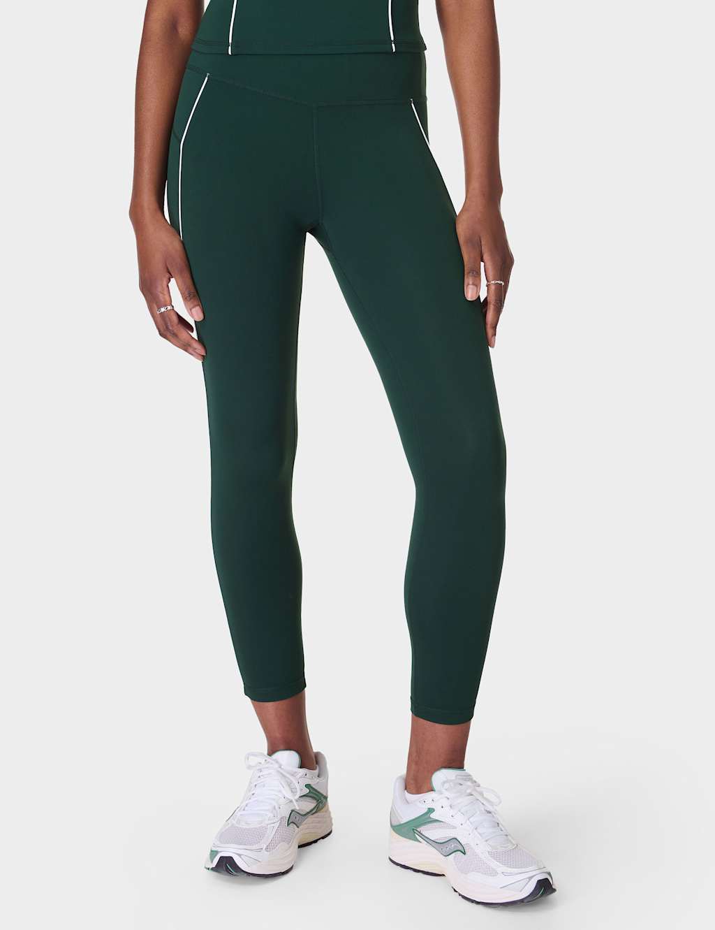 All Day Contrast Piping 7/8 Leggings