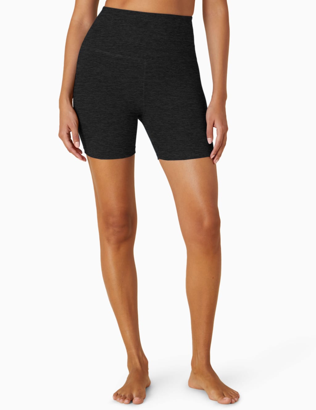 Spacedye Keep Pace High Waisted Biker Gym Shorts