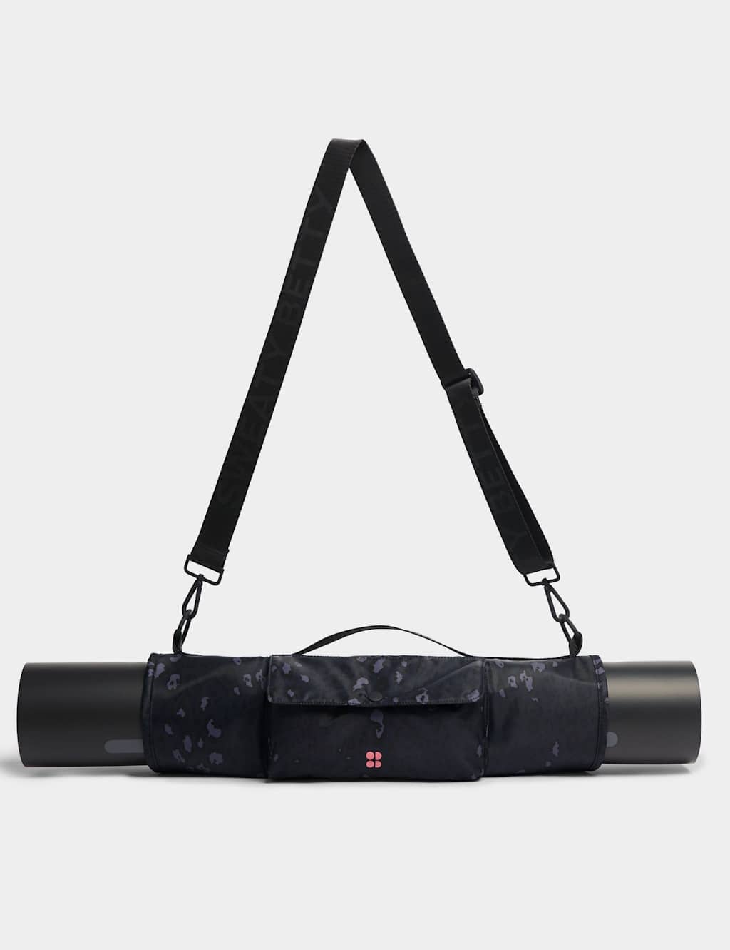 Sweaty Betty Women's Leopard Print Yoga Mat Carry Bag - Black Mix