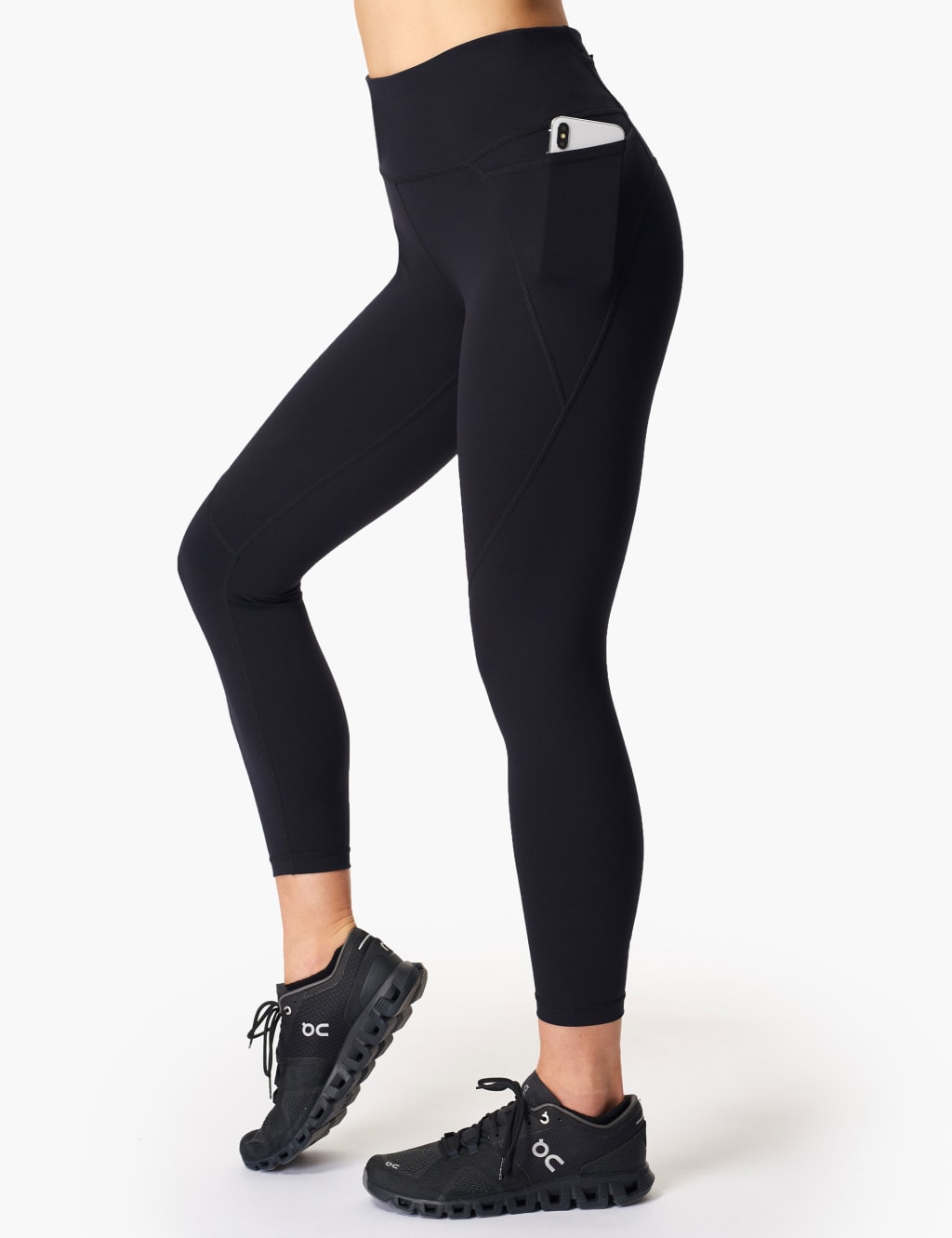 Sweaty Betty Women's Power 7/8 Workout Leggings - Black, Black/Grey,Dark Blue,Dark Green Mix,Brown Mix,Light Grey Mix,Navy,Black