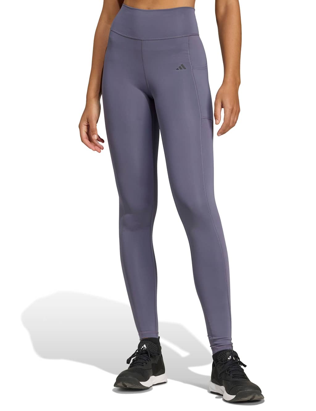 Adidas Optime High Waisted Leggings Dark Indigo