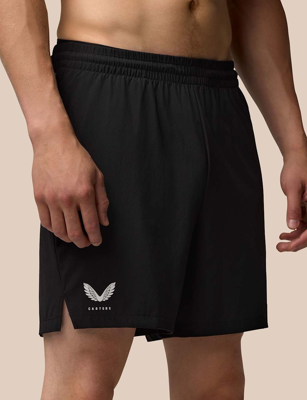Stretch Elasticated Waist Sports Shorts