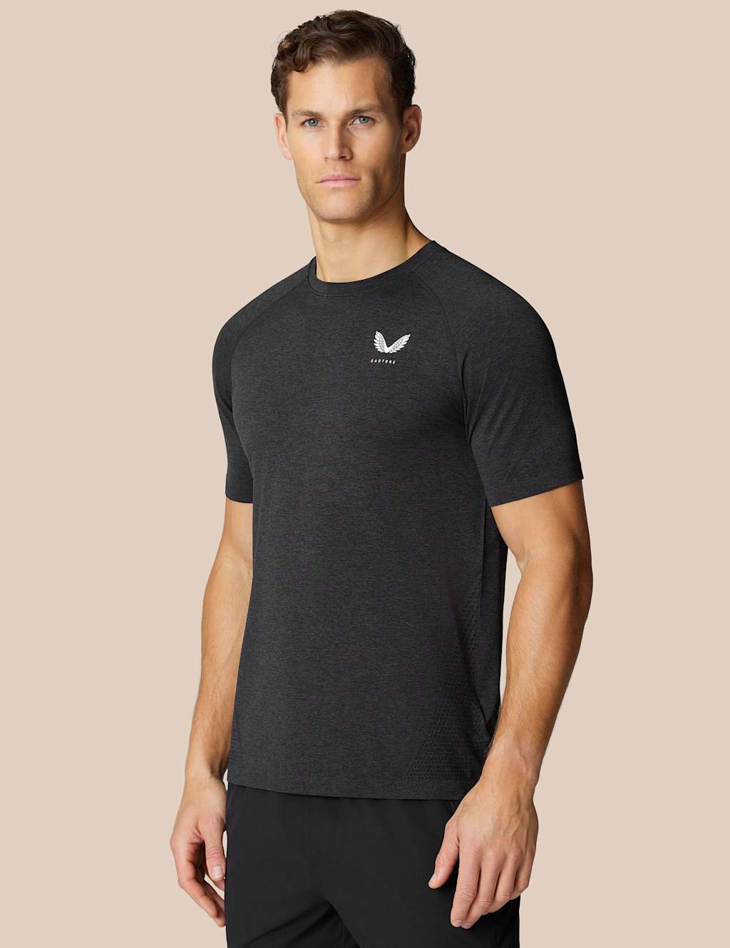 Seam Free Crew Neck Sports T-Shirt