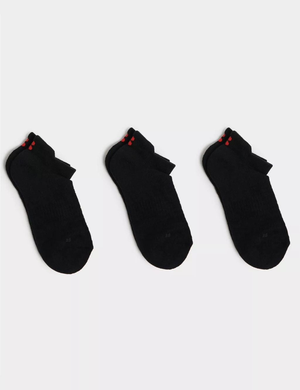 3pk Workout Cotton Rich Trainer Socks