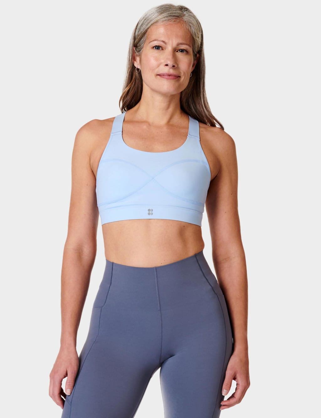 Sweaty Betty Power Medium Support Sports Bra Duck Egg
