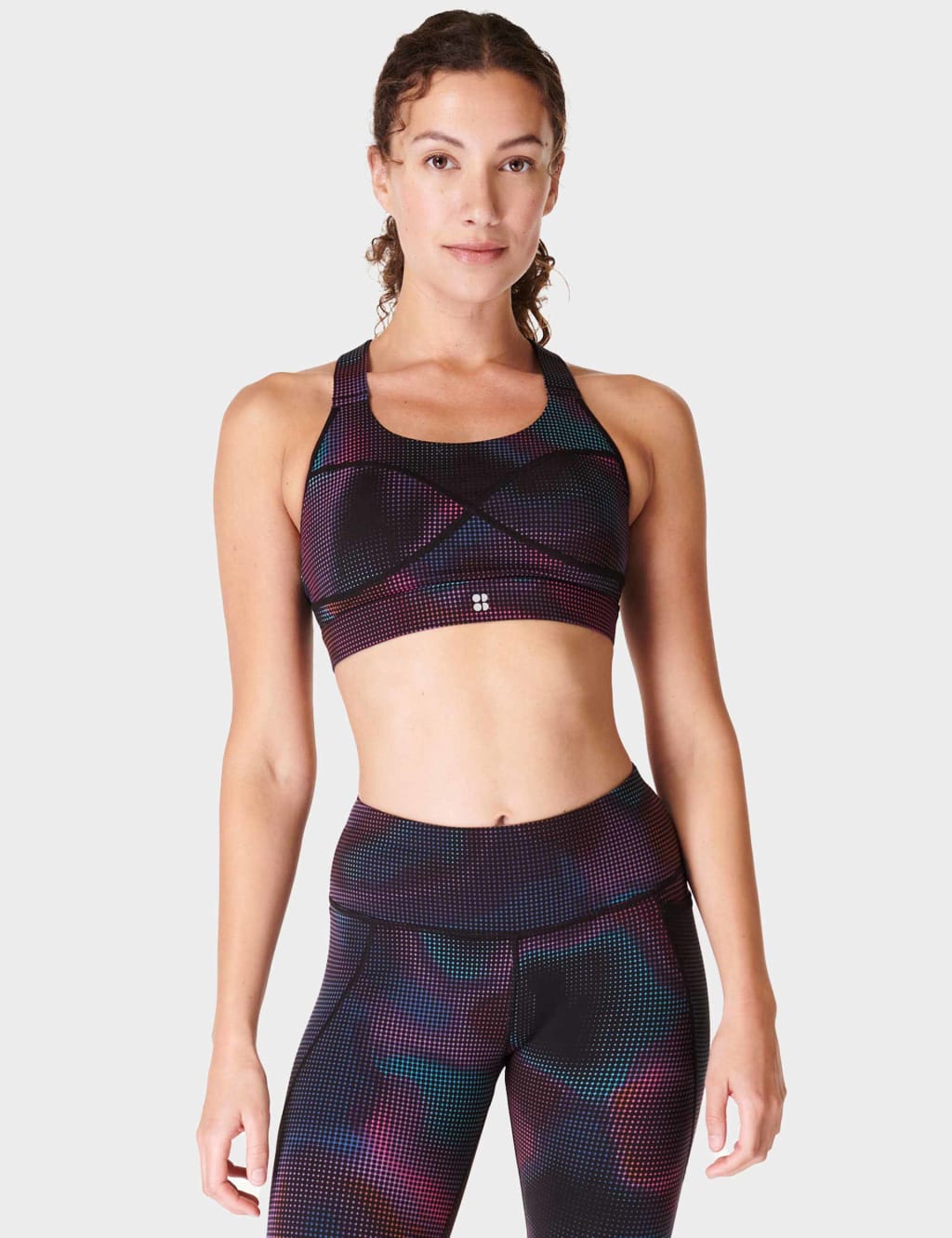 Sweaty Betty Power Medium Support Sports Bra Black Mix