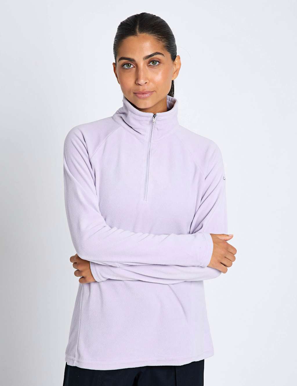 Columbia Glacial IV Funnel Neck Half Zip Fleece Lilac
