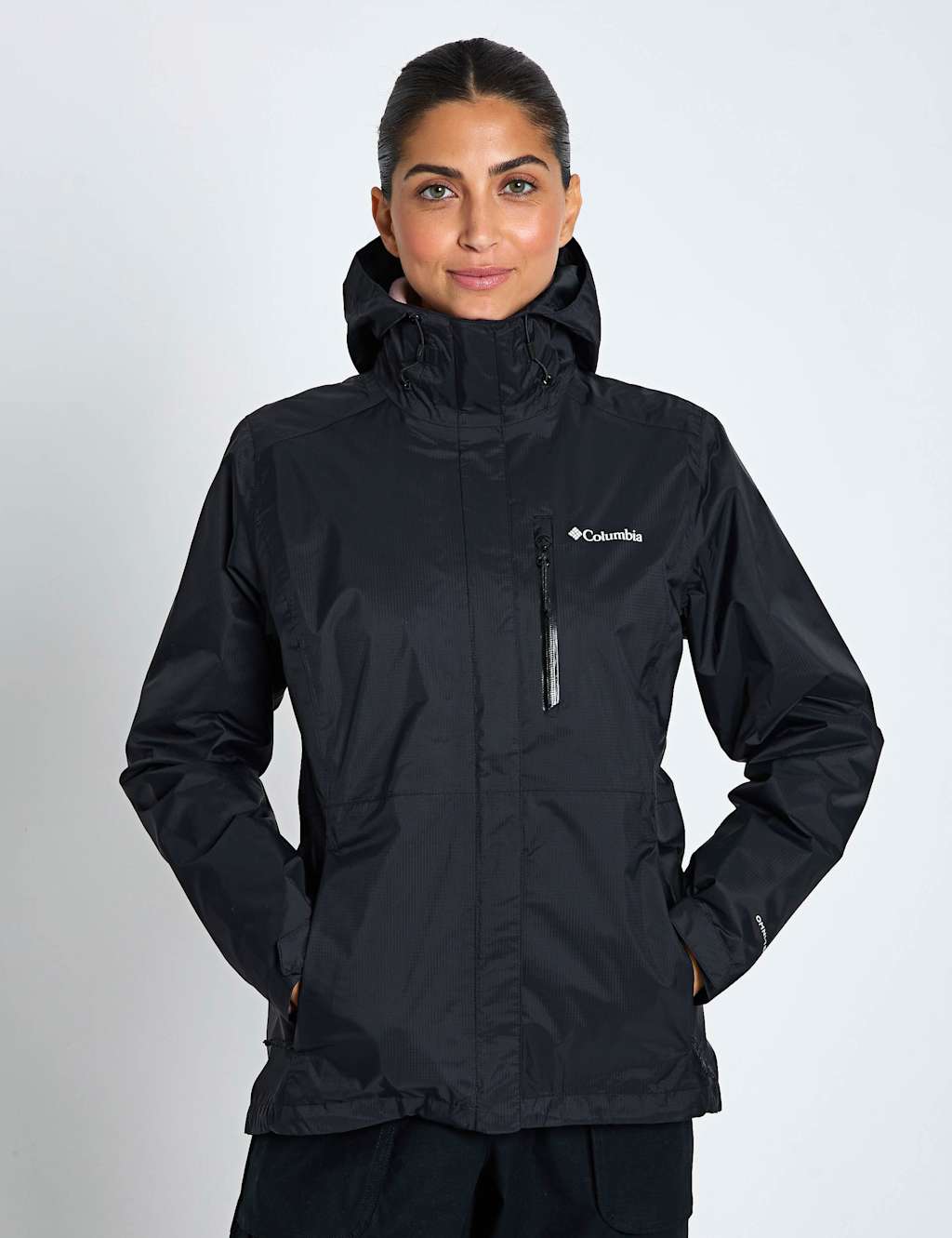 Columbia Pouring Adventure III Waterproof Raincoat Black