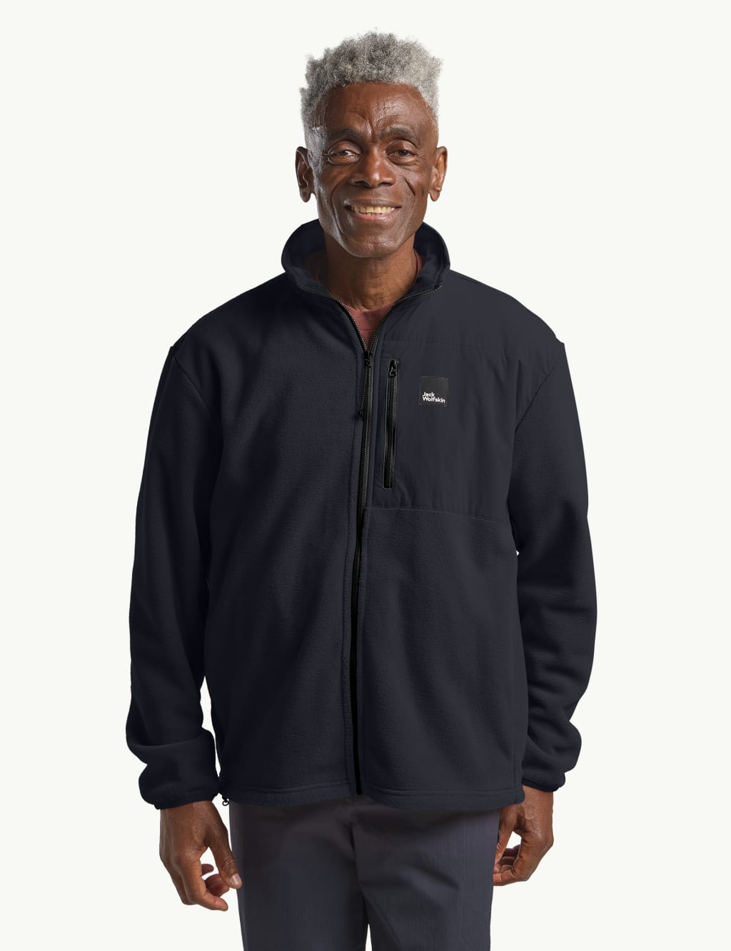 Sumetro Fleece Zip Up Funnel Neck Jacket