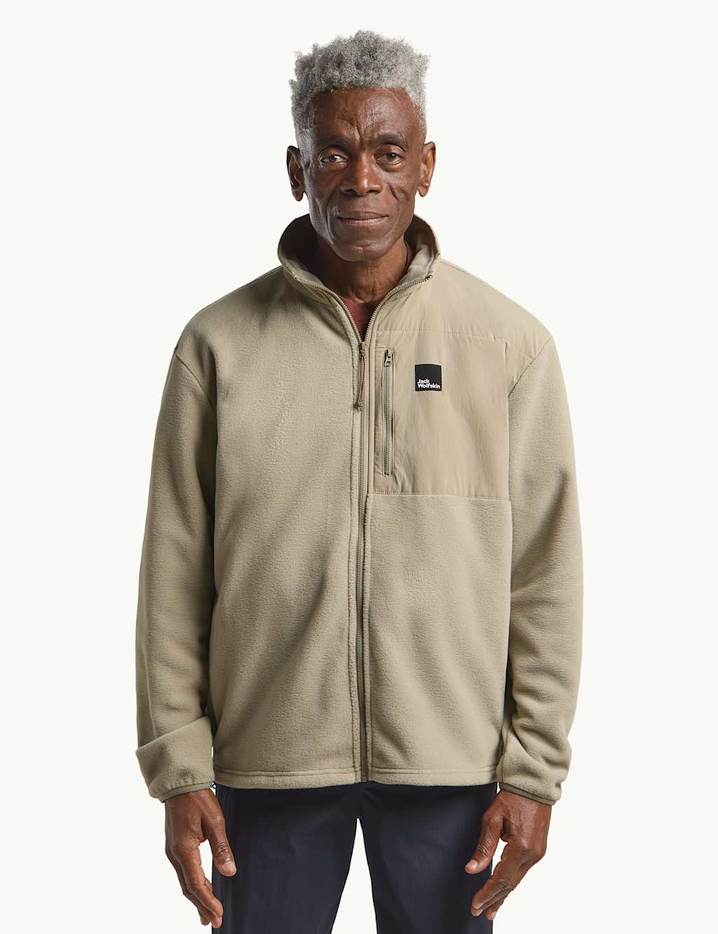 Sumetro Fleece Zip Up Funnel Neck Jacket