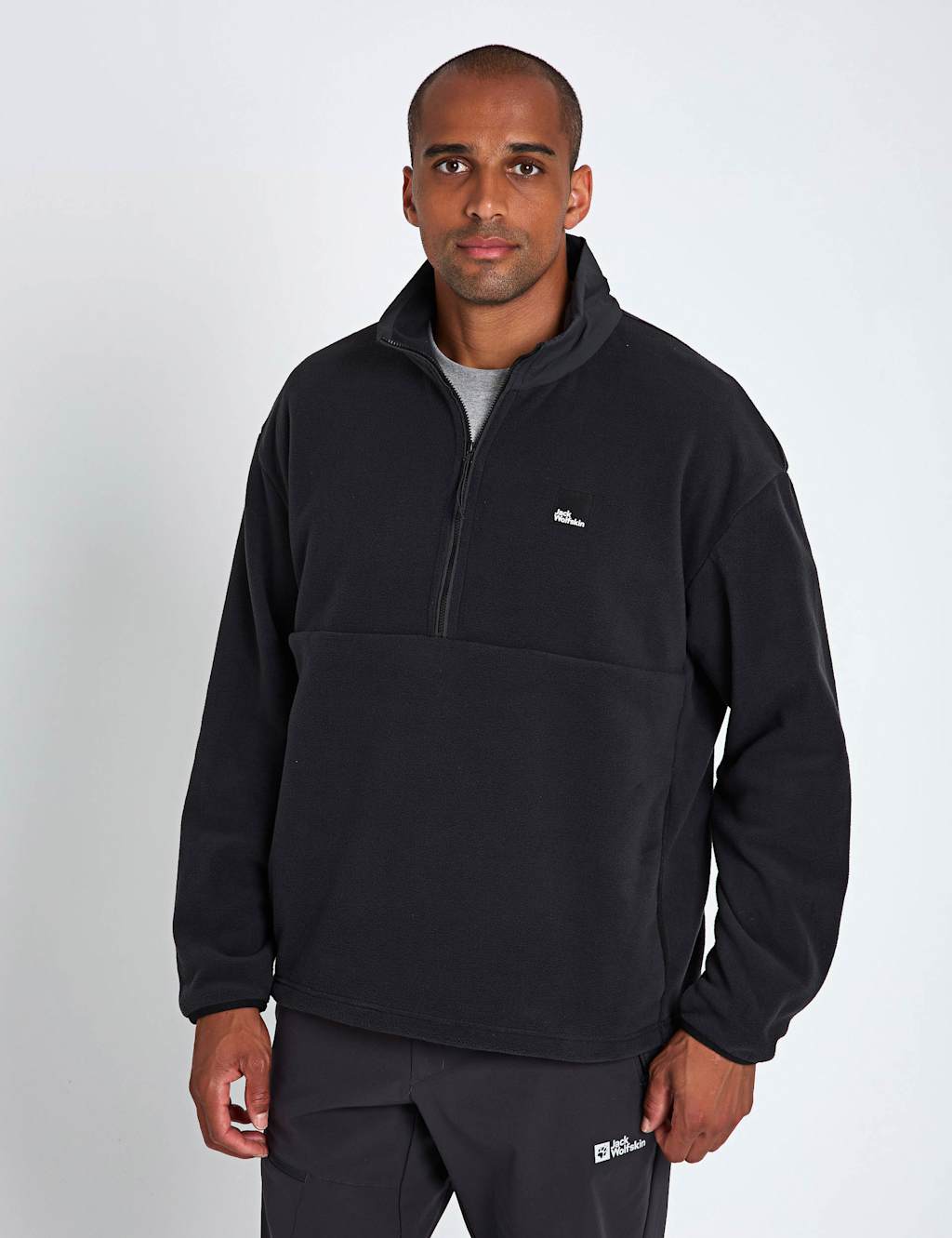 Jack Wolfskin Sumetro Half Zip Fleece Jacket Black