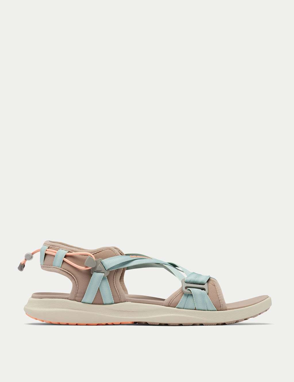 Water Repellent Webbing Strap Flat Sandals