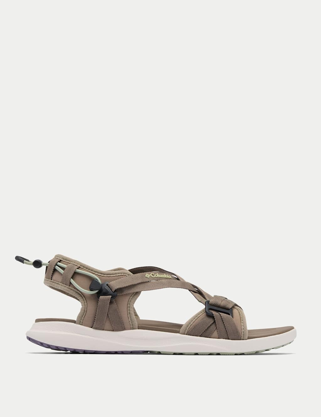 Water Repellent Webbing Strap Flat Sandals
