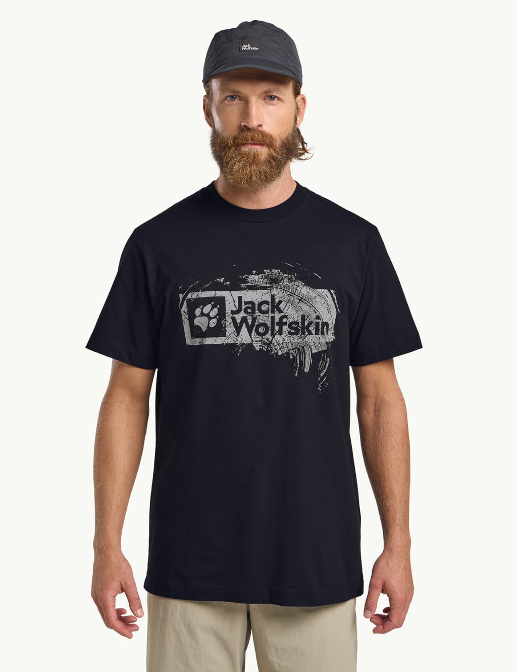 Brand Pure Cotton Crew Neck Graphic T-Shirt