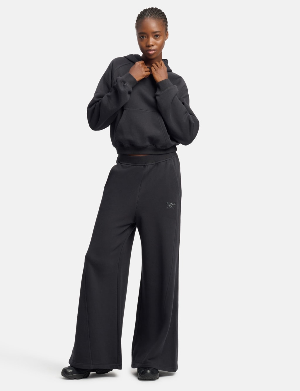 Icon Elements Pure Cotton Wide Leg Joggers
