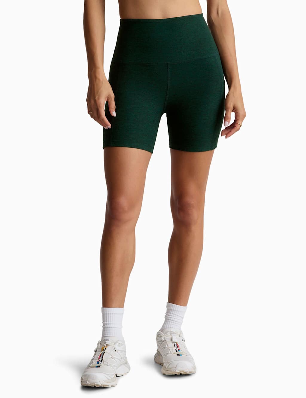 Spacedye Keep Pace High Waist Sports Shorts