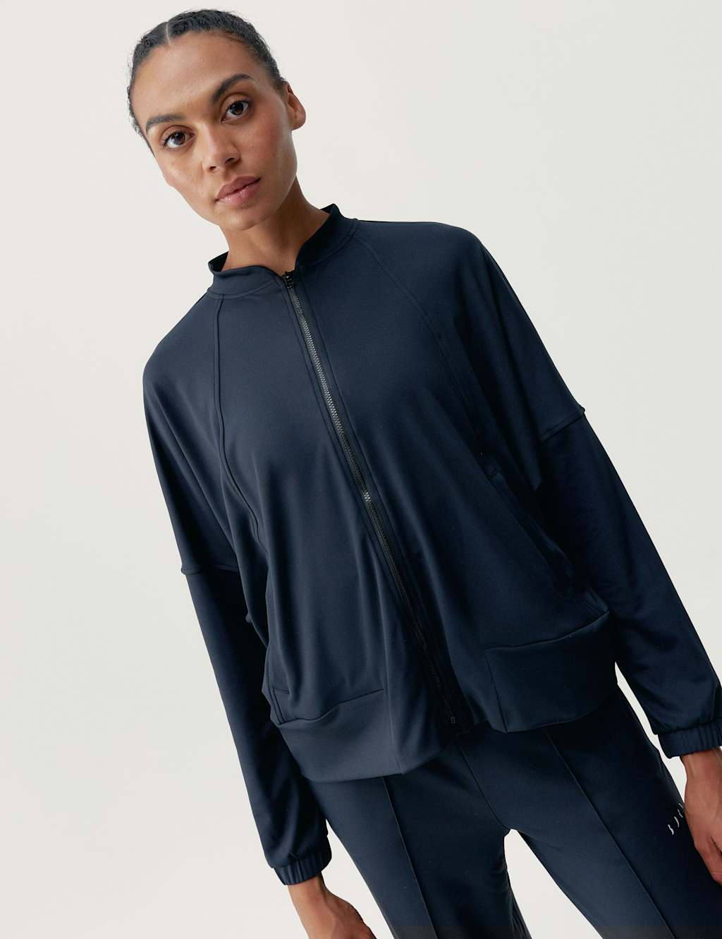 Leila Funnel Neck Sports Jacket