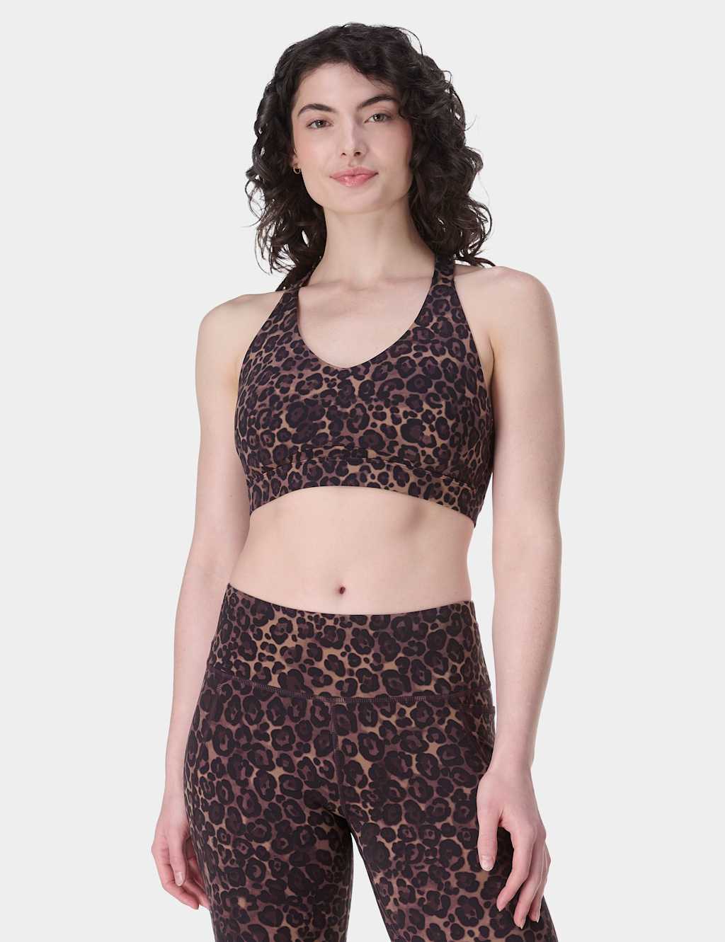 Sweaty Betty Power Pulse Medium Support Sports Bra XS-XL Brown Mix